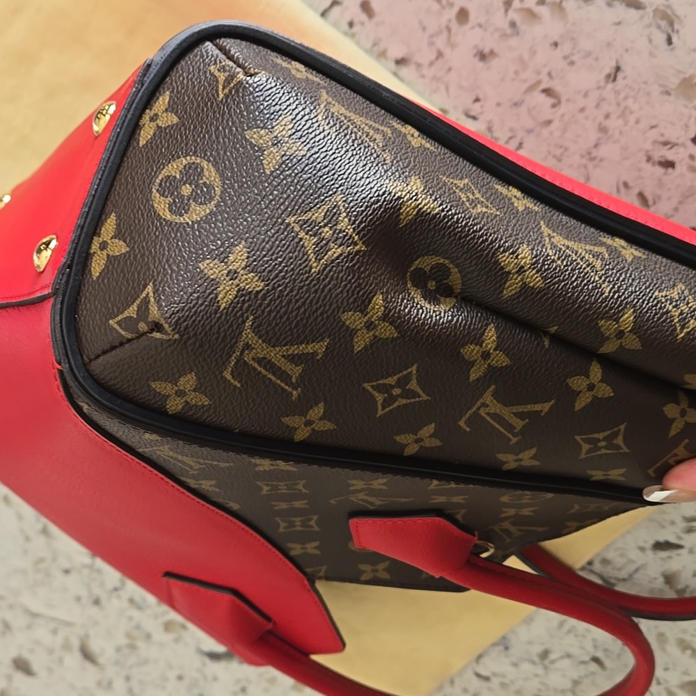 Louis Vuitton Kimono Red and Brown Monogram  Bag with Dust Bag - Picture 6 of 17